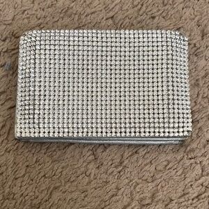 Swarovski Silver Crystal Card ID Holder